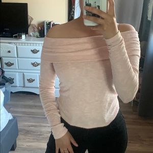 Pink off the shoulder forever 21 top